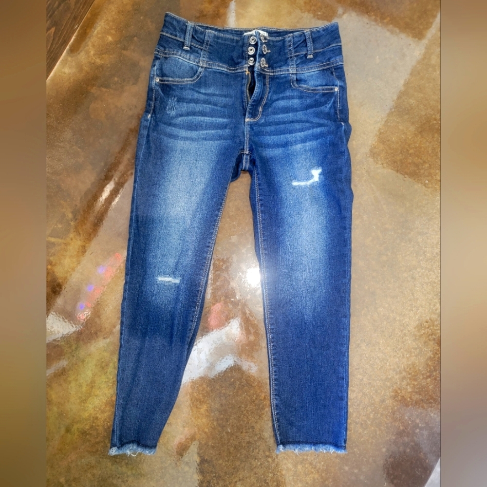 Cropped Girls Jeans